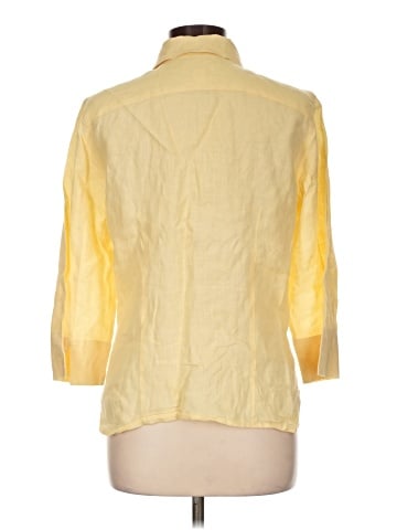Talbots 3/4 Sleeve Button-Down Shirt (view 2)