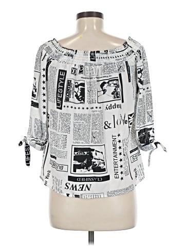 J for Justify 3/4 Sleeve T-Shirt (view 2)