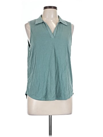 Green Envelope Sleeveless T-Shirt (view 1)