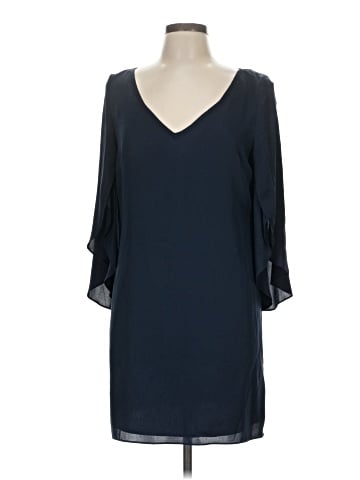 Milly 3/4 Sleeve Silk Top (view 1)