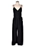 Xhilaration 100% Polyester Solid Black Jumpsuit Size M - photo 1