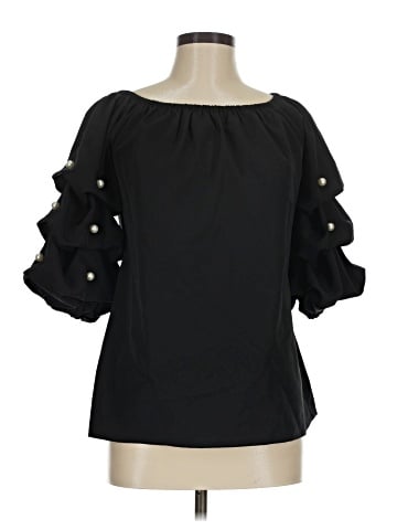 Roz & Ali 3/4 Sleeve Blouse (view 1)