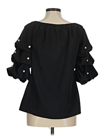 Roz & Ali 3/4 Sleeve Blouse (view 2)