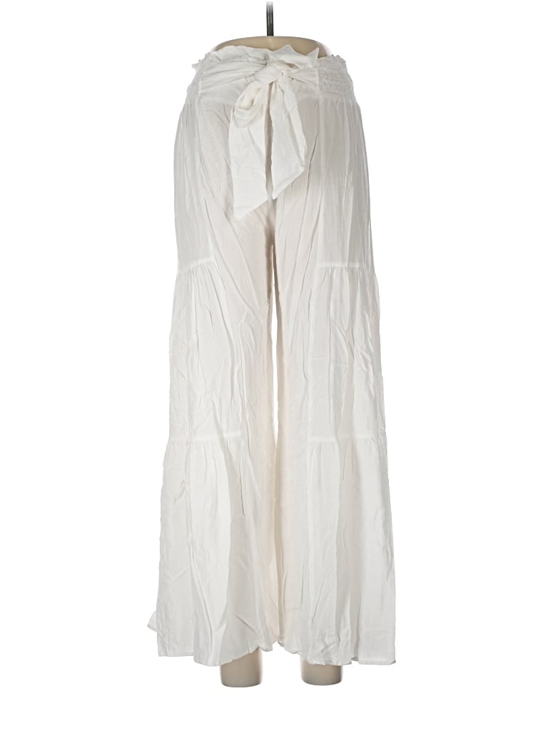 Pre-owned Elan Casual Pants In Ivory