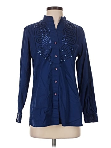 Bob Mackie Long Sleeve Blouse (view 1)