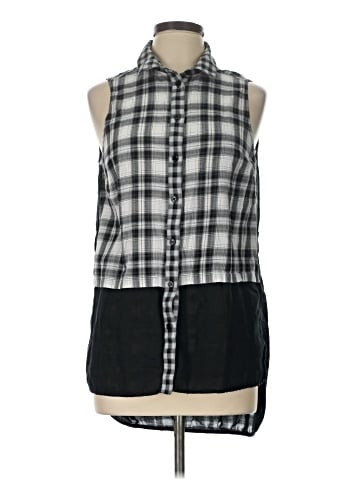 Karen Millen Sleeveless Button-Down Shirt (view 1)