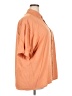 Assorted Brands Solid Orange 3/4 Sleeve Button-Down Shirt Size XXL - photo 4