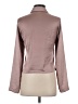 Express 100% Polyester Metallic Brown Long Sleeve Blouse Size XS - photo 2