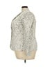 Appleseeds Ivory Gray Blazer Size 18 - photo 5