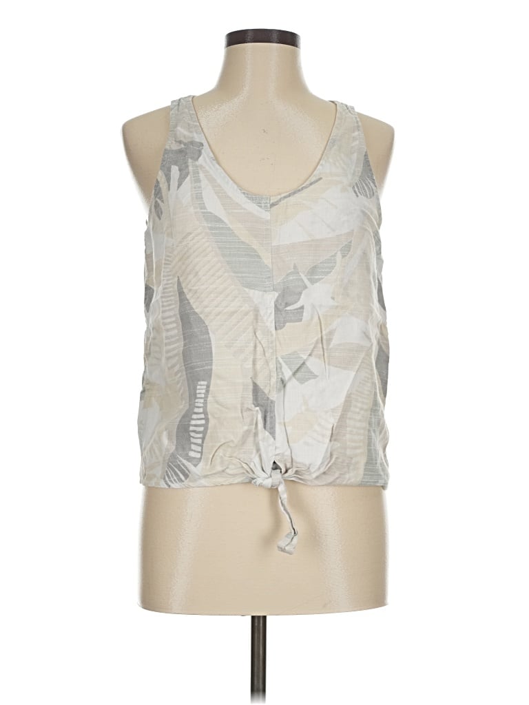 Pre-owned Prana Sleeveless Blouse In Silver