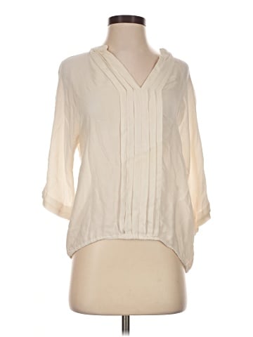 Joie 3/4 Sleeve Silk Top (view 1)