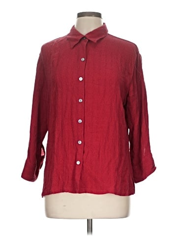 Chico's Design 3/4 Sleeve Button-Down Shirt (view 1)