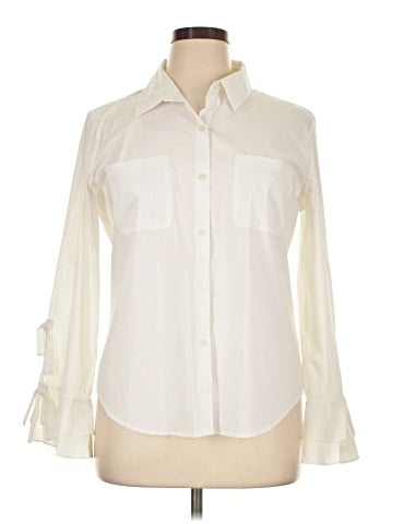 Calvin Klein Long Sleeve Blouse (view 1)