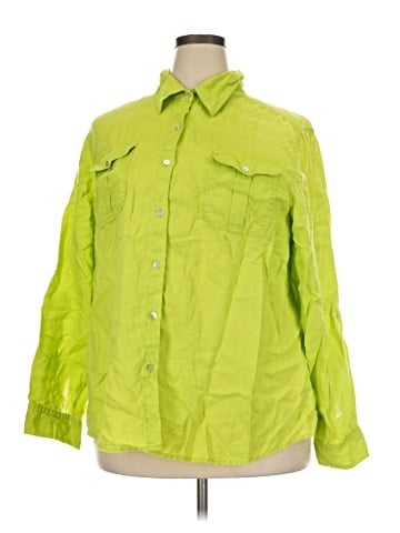 Ruby Rd. 3/4 Sleeve Button-Down Shirt (view 1)