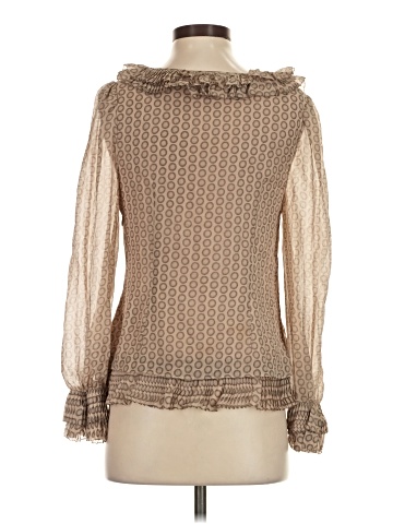 Leifsdottir Long Sleeve Silk Top (view 2)