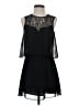 BCBGeneration 100% Recycled Polyester Solid Black Cocktail Dress Size XXS - photo 1