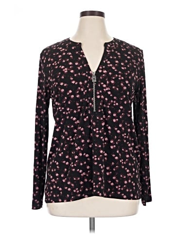 MICHAEL Michael Kors Long Sleeve Blouse (view 1)