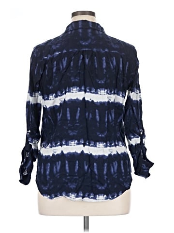 INC International Concepts 3/4 Sleeve Button-Down Shirt (view 2)