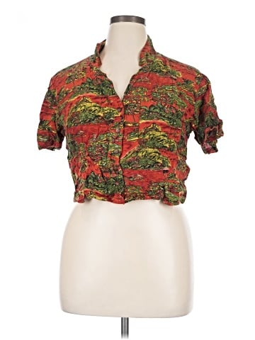 RVCA Short Sleeve Blouse (view 1)