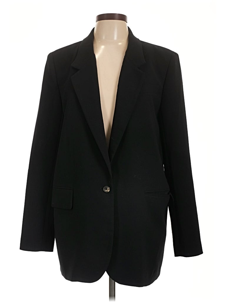 Pre-owned Wilfred Blazer Jacket In Black