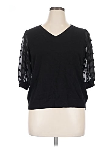 Adrianna Papell 3/4 Sleeve Top (view 1)