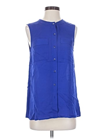 Theory Sleeveless Silk Top (view 1)