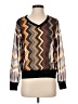 Missoni For Target 100% Polyester Chevron-herringbone Brown Pullover Sweater Size XS - photo 1