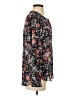 Daniel Rainn 100% Polyester Floral Black Long Sleeve Blouse Size S - photo 4