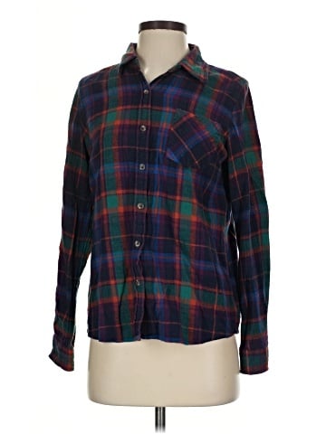 Natural Reflections Long Sleeve Button-Down Shirt (view 1)