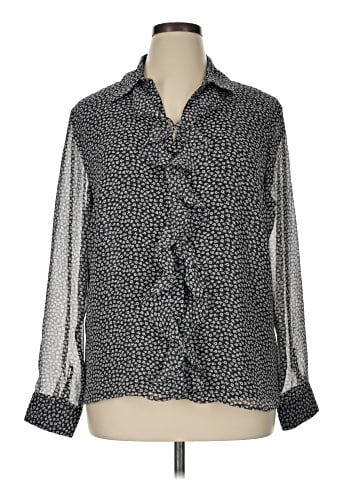 Jones Wear Long Sleeve Blouse (view 1)