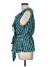 Max Studio 100% Polyester Teal Sleeveless Blouse Size L - photo 5