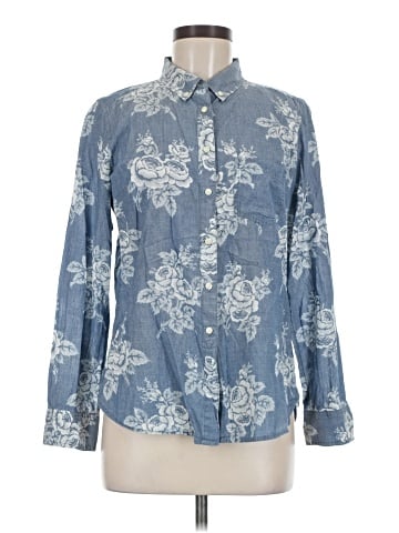 Gap Long Sleeve Button-Down Shirt (view 1)