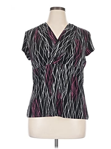 Liz & Co. Short Sleeve Blouse (view 1)