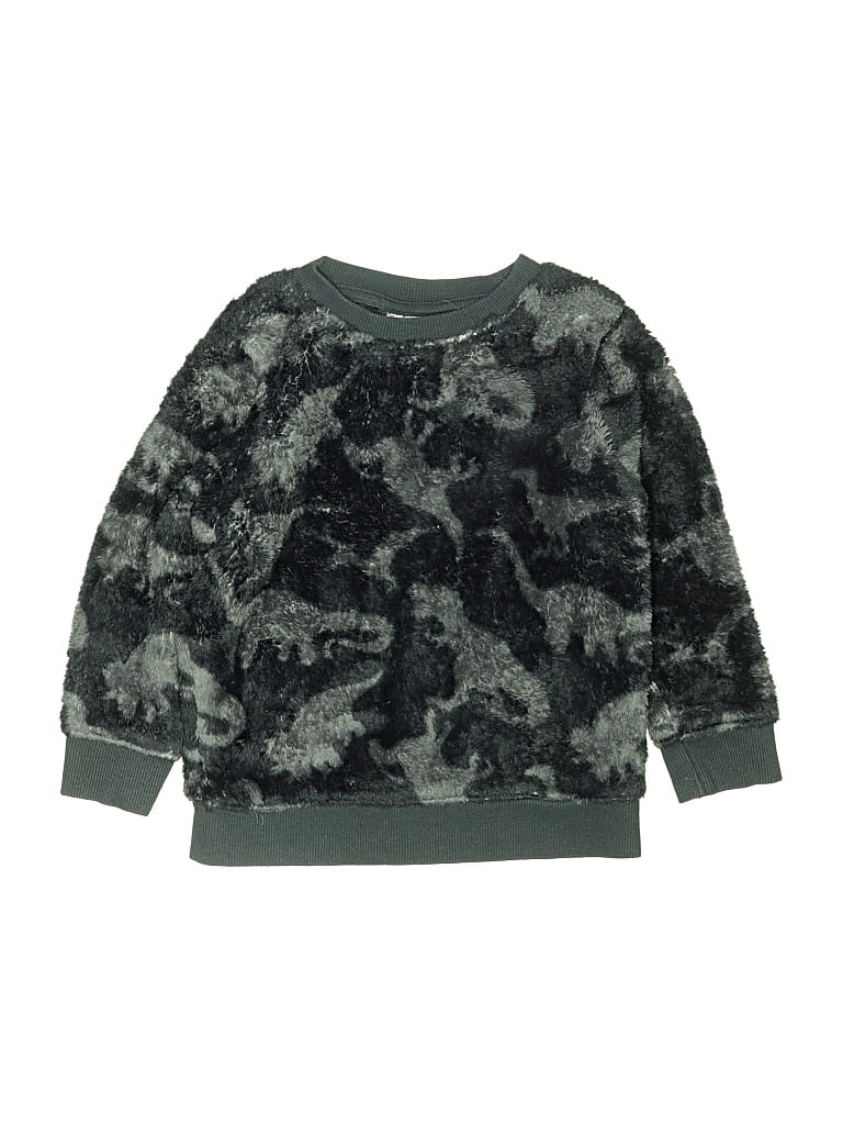 Pre-owned Cat & Jack Kids' Sweatshirt In Green