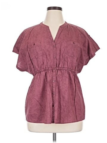 SONOMA life + style Short Sleeve Blouse (view 1)