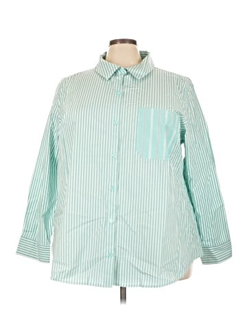 Joan Rivers 3/4 Sleeve Button-Down Shirt (view 1)
