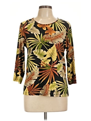 Caribbean Joe 3/4 Sleeve Blouse (view 1)