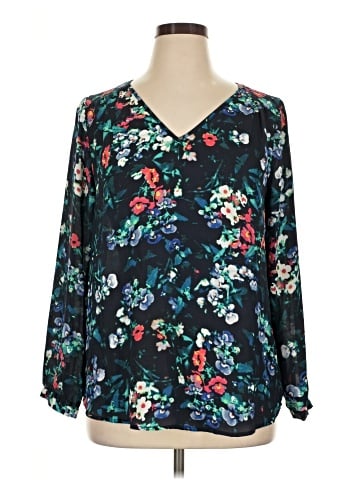 Adrienne Vittadini 3/4 Sleeve Blouse (view 1)