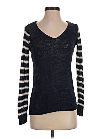 Blue Saks Fifth Avenue Pullover Sweater (view 1)