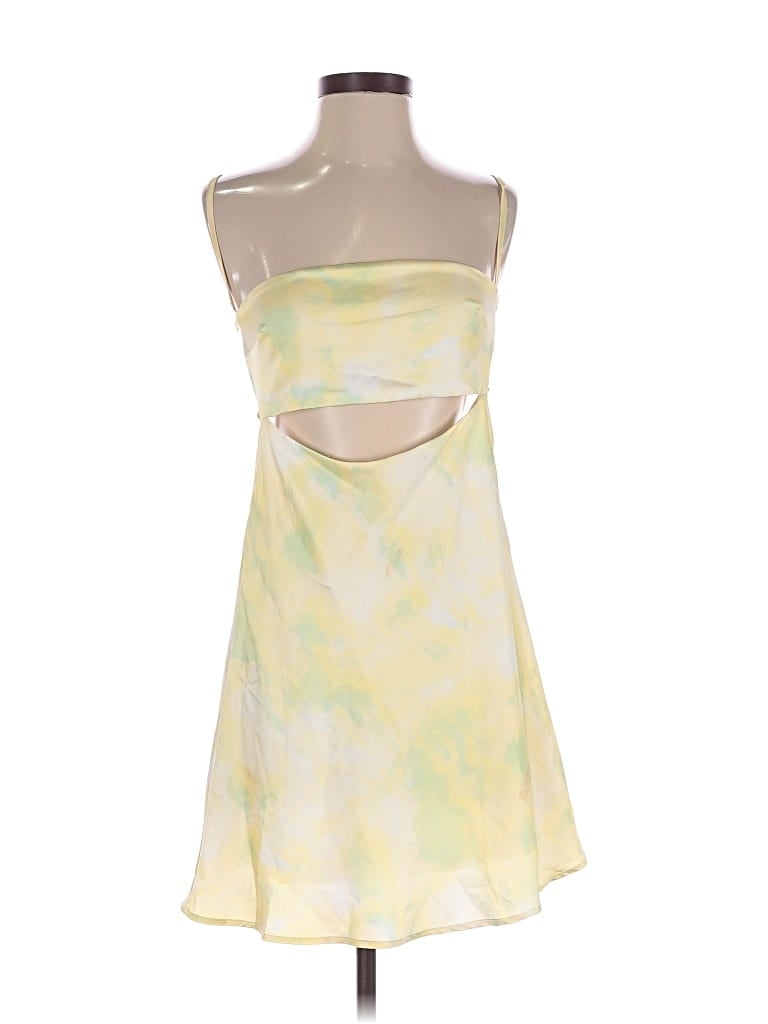 Pre-owned Pretty Garbage Cocktail Dress In Yellow