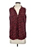 Equipment Red Sleeveless Blouse Size S - photo 1