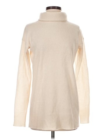 Aqua Cashmere Pullover Sweater (view 1)