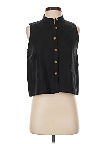 Ann Taylor Sleeveless Button-Down Shirt (view 1)