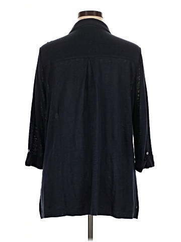 Chico's 3/4 Sleeve Button-Down Shirt (view 2)