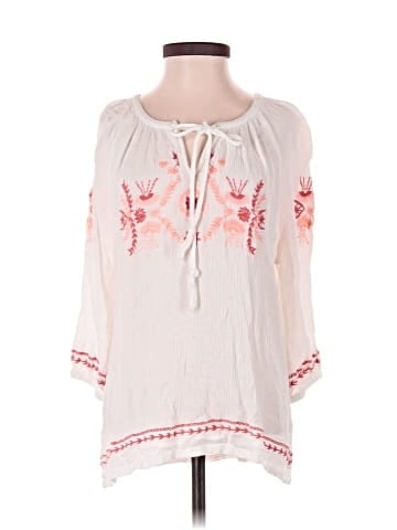 Saint Tropez West 3/4 Sleeve Blouse (view 1)