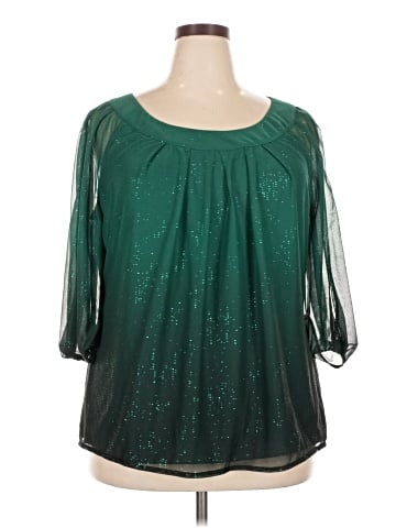Sara Michelle 3/4 Sleeve Blouse (view 1)