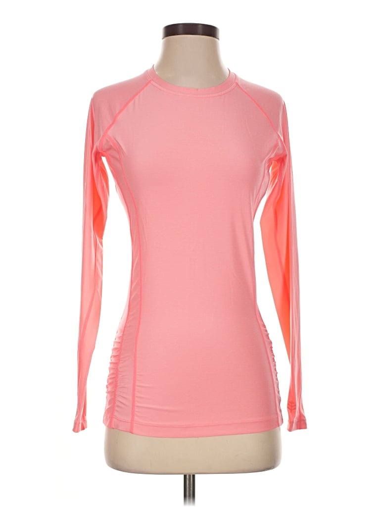 Pre-owned Coolibar Long Sleeve T-shirt In Pink