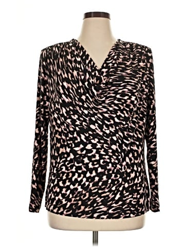 Anne Klein Long Sleeve Blouse (view 1)