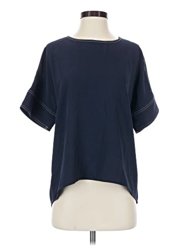 Ann Taylor Short Sleeve Blouse (view 1)