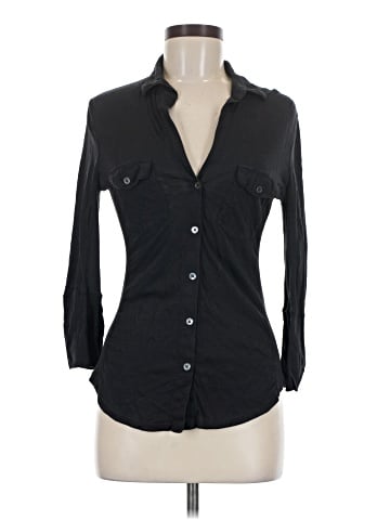 James Perse 3/4 Sleeve Button-Down Shirt (view 1)